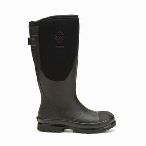 Muck Boots Chore Adjustable Lærstøvler Dame Svart | 4560-UTCJE