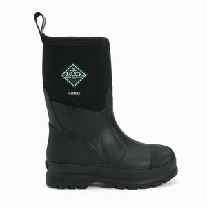 Muck Boots Chore Classic Lærstøvler Dame Svart | 8526-EHLPT