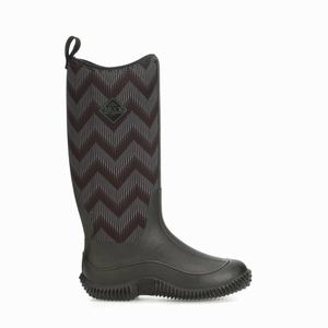 Muck Boots Hale Lærstøvler Dame Svart | 5137-LBGNH