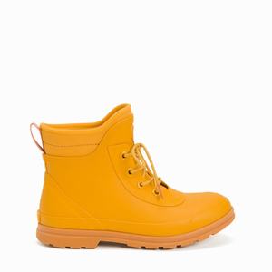 Muck Boots Originals Blonder Up Lærstøvler Dame Oransje | 6512-TGYJC