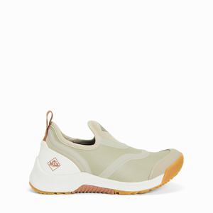 Muck Boots Outscape Slip On Dame Beige | 9510-ELZJY